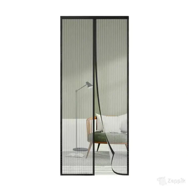Sha2wen magnetiline sääsevõrk uksele 75 × 195 cm, must