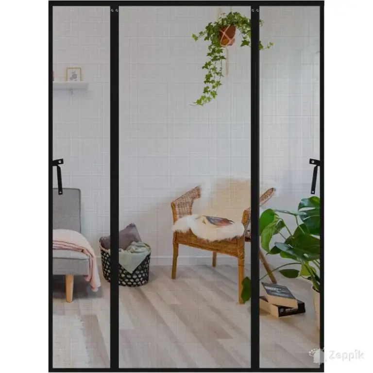 Lineware magnetiline sääsevõrk uksele 152 × 205 cm, must
