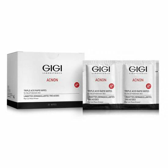 GIGI ACNON Triple Acid Rapid puhastussalvrätid, 30 tk