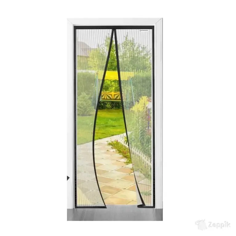 design4door magnetiline sääsevõrk uksele 105x220cm, must
