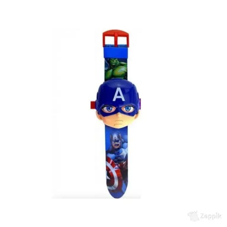 MILANDO B8 Laste käekell projektoriga Marvel Avengers Captain America