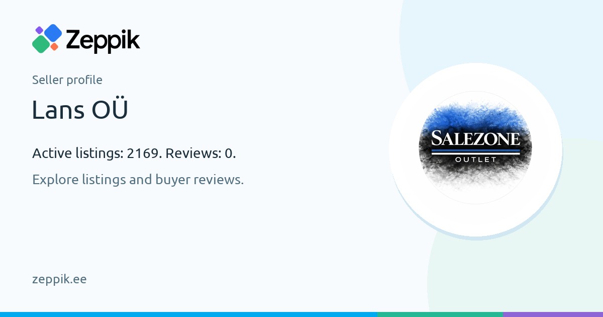 Seller profile — Lans OÜ