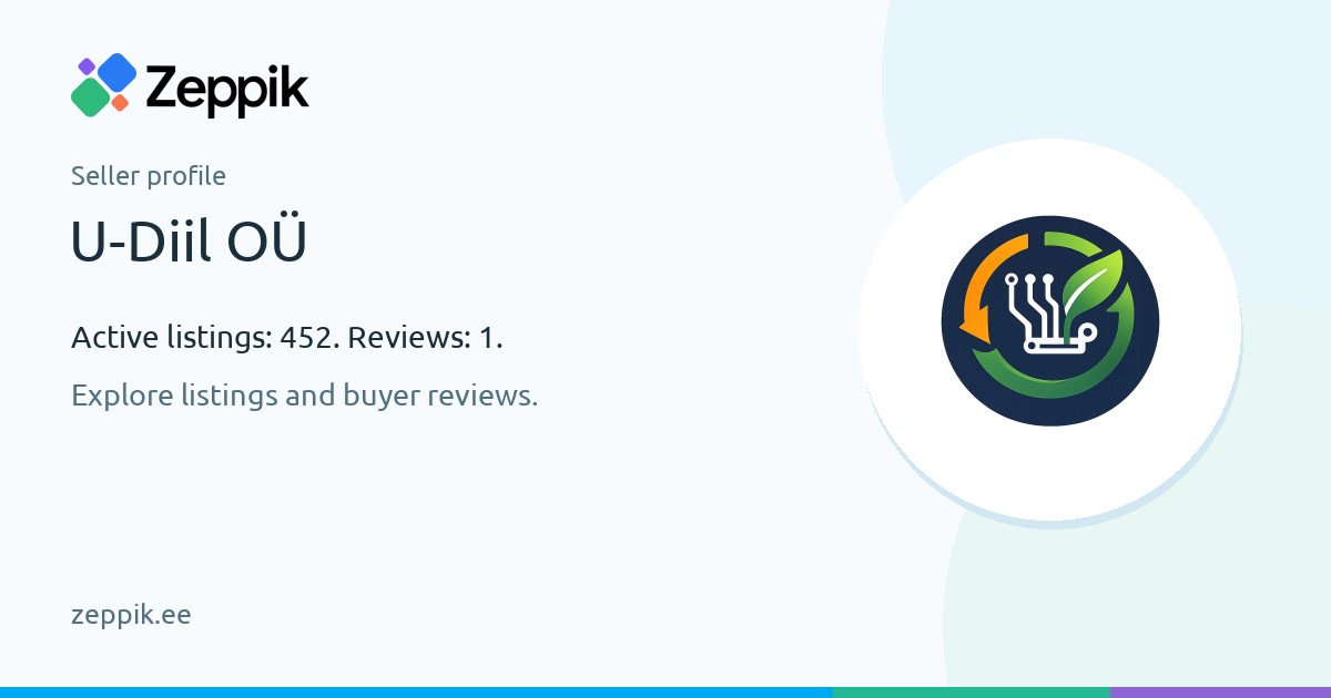 Seller profile — U-Diil OÜ