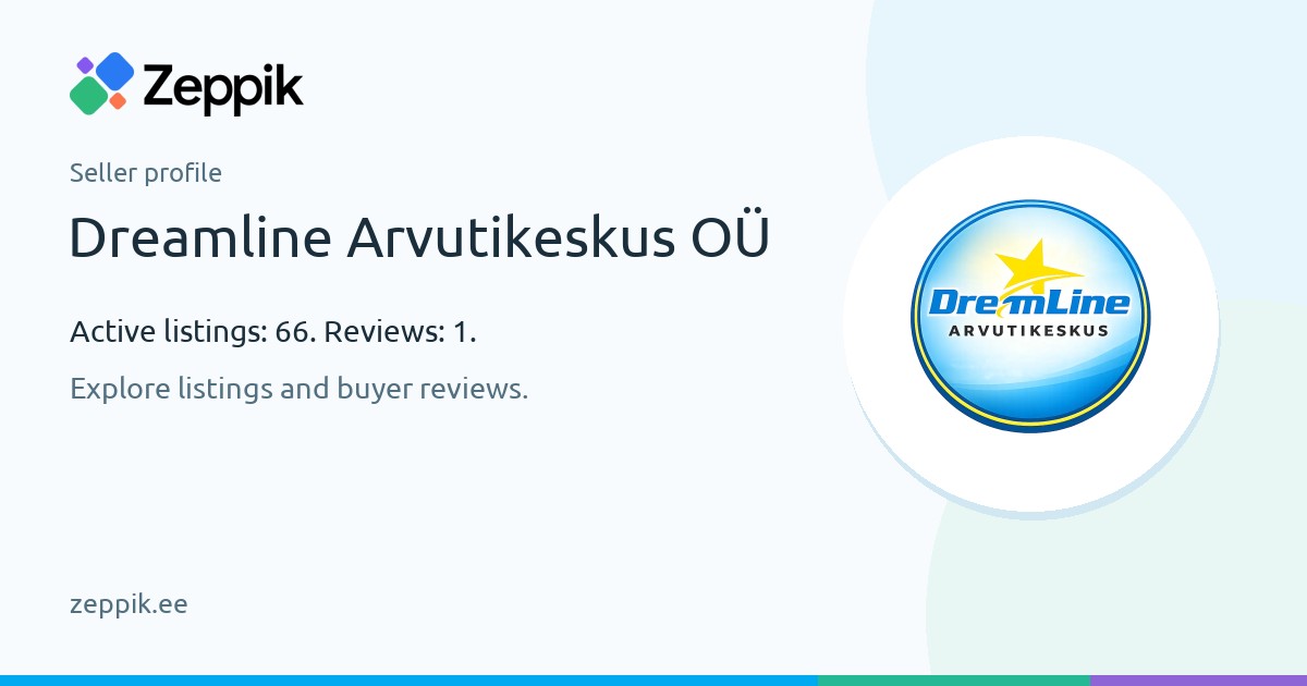 Seller profile — Dreamline Arvutikeskus OÜ