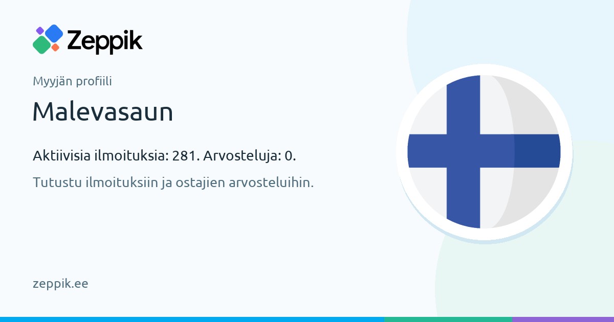 Myyjän profiili — Malevasaun
