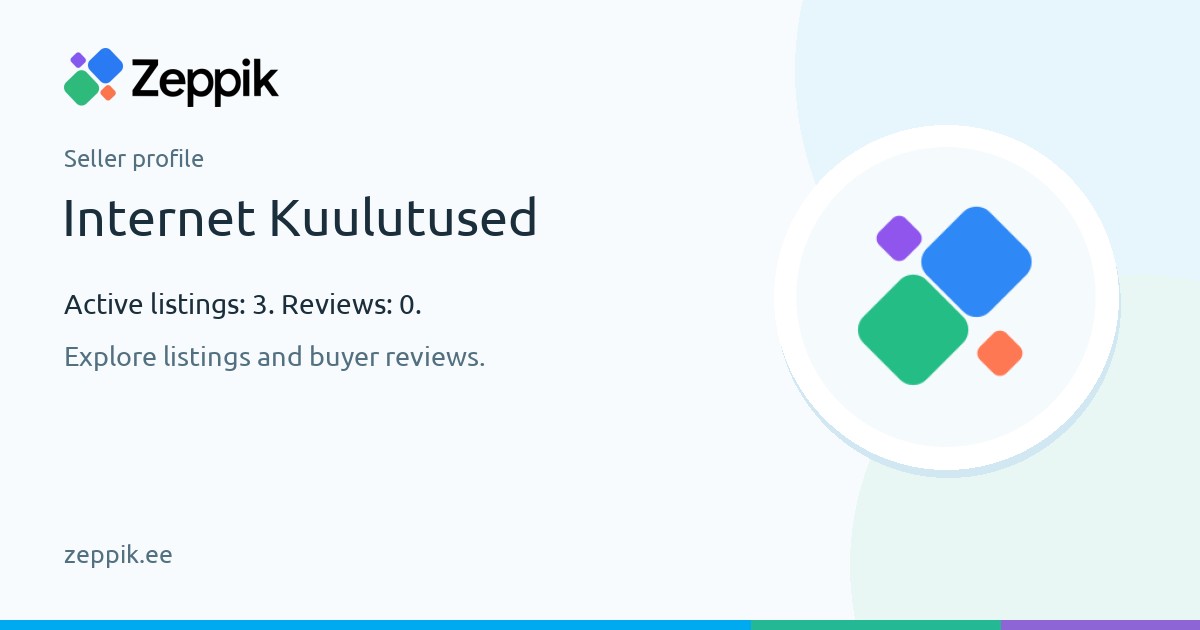 Seller profile — Internet Kuulutused