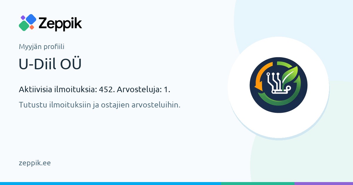 Myyjän profiili — U-Diil OÜ