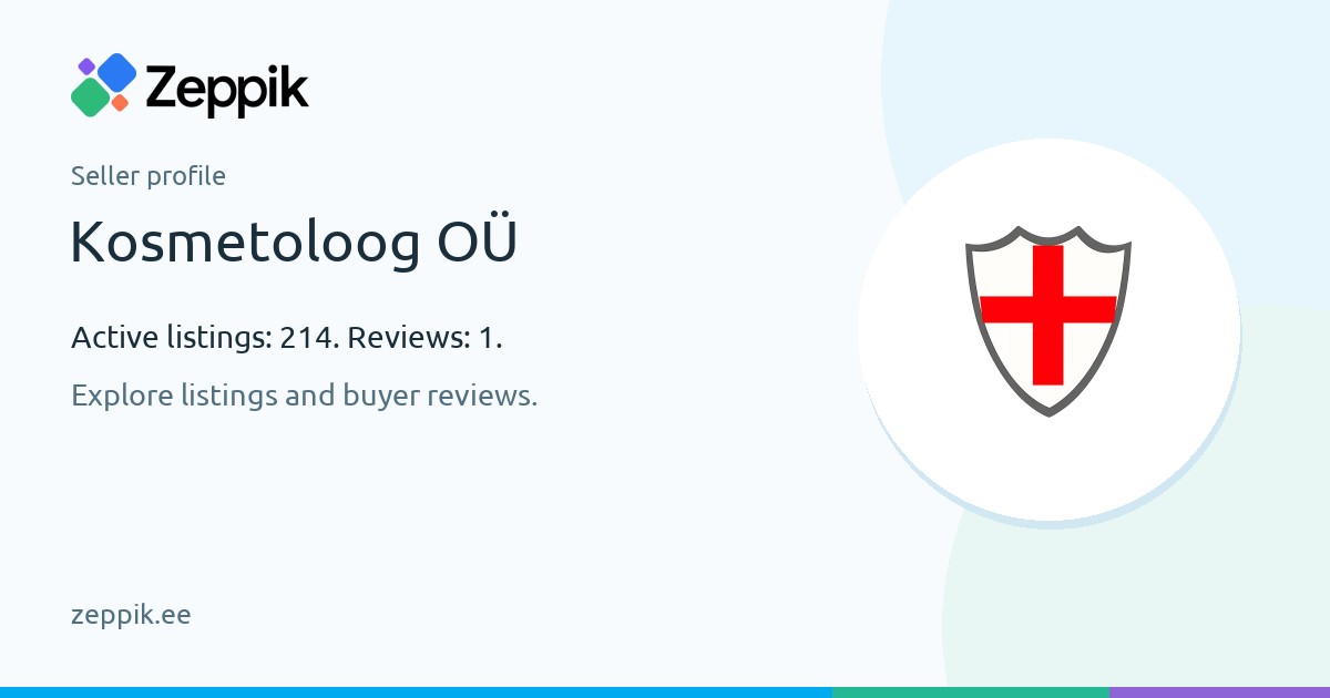 Seller profile — Kosmetoloog OÜ