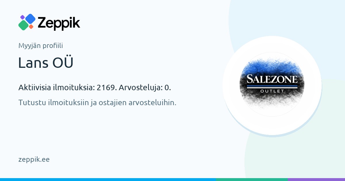 Myyjän profiili — Lans OÜ