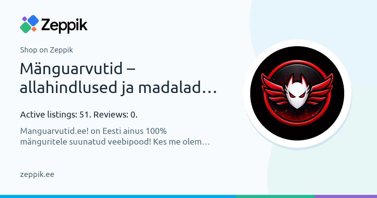 Shop on Zeppik — Mänguarvutid – allahindlused ja madalad hinnad
